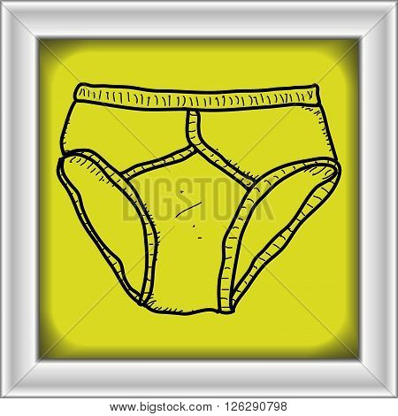 Simple Doodle Of A Pair Of Pants