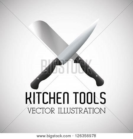 kitchen tools concept with icon design, vector illustration 10 eps graphic.