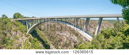 The Paul Sauer Bridge over the Storms River in the Eastern Cape Province was completed in 1956
