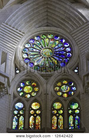 The Basilica Of The Sagrada Família In Barcelona