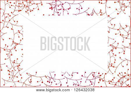 Hand Painted Frame - Abstract Background - Text Space