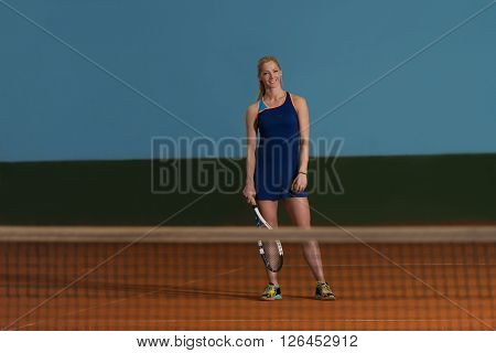 Beautiful Female Tennis Player