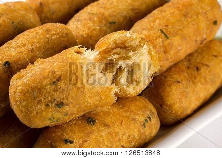 Salt Cod Fritters.