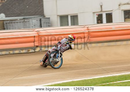 Speedway Riders On The Track