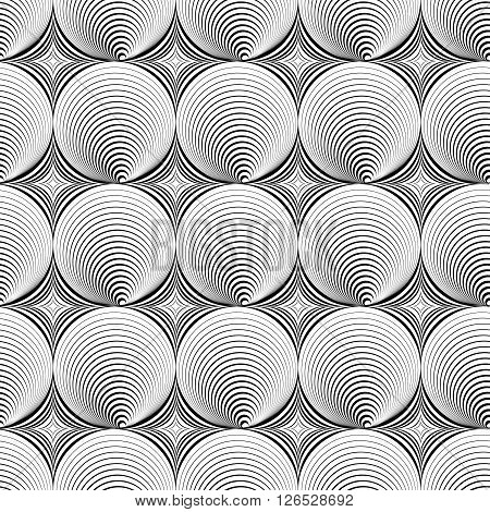 Illusion seamless texture. Abstract vector background for your design.