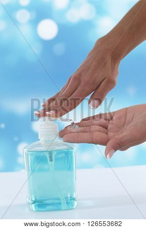 anti bacteial agent bottle for hand washing