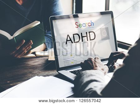 Attention Deficit Disorder Hyperactivity Concept