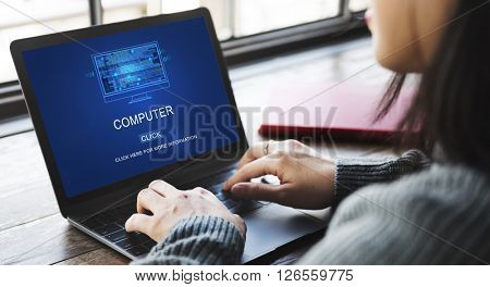 Computer Coding Code Advanced Technology Concept