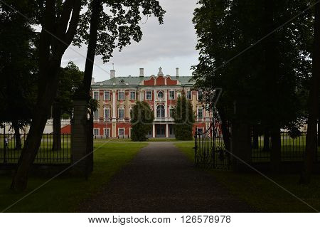 Kadriorg Catherins Park In Tallinn Estonia.