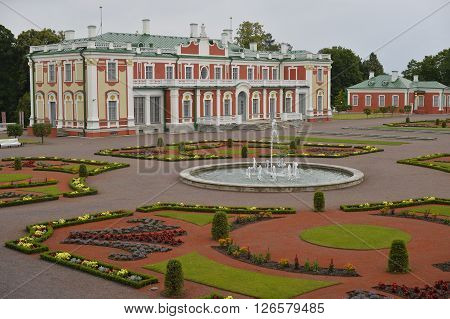 Kadriorg Catherins Park In Tallinn Estonia.