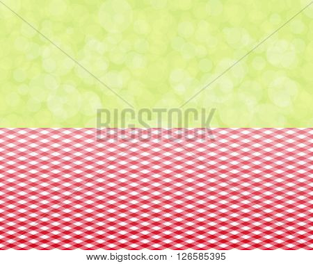 green background boken and red tablecloth diagonal seamless vector illustration