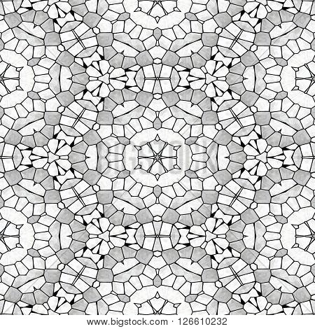Abstract kaleidoscopic background - anti-stress coloring book