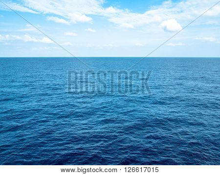 blue sea sky cloudscape exotic or paradise background