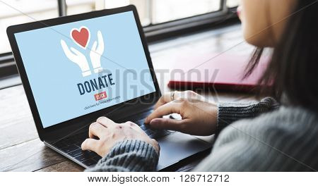 Donate Charity Give Help Offering Volunteer Concept