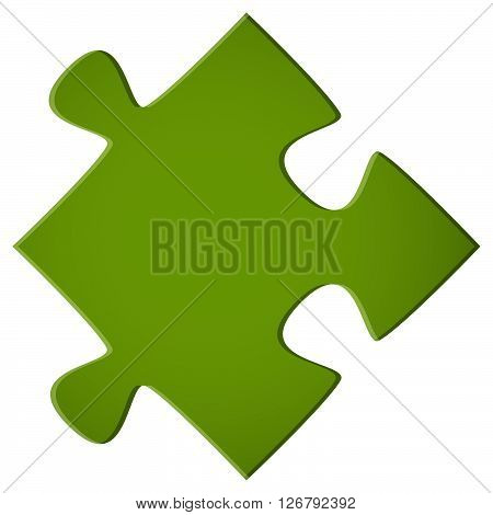Green Puzzle Piece