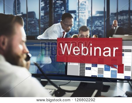 Webinar Website Online Internet Netwotking Concept