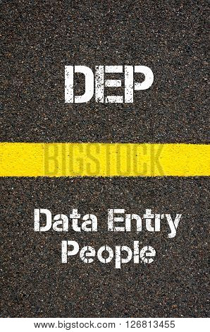 Business Acronym Dep Data Entry People