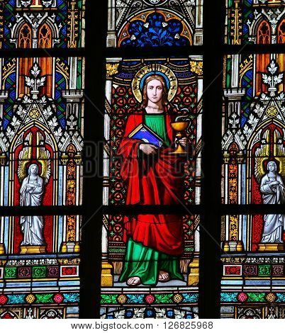 Stained Glass - Saint John The Evanglist