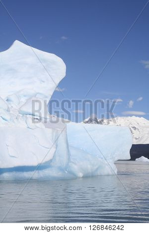 Icebergs Next To Upsala Glacier, Patagonia, Argentina.