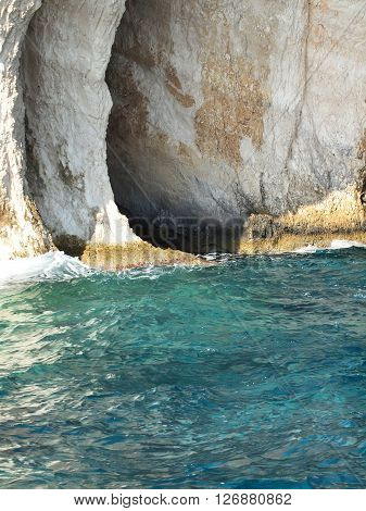 coastline of Zante ( Zakintos) Greece. Ionion sea