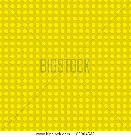 Yellow plastic construction plate. Seamless pattern background. Vector illustration