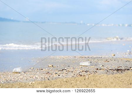 Garbage On The Beach