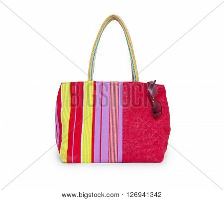 summer bag isolated on the white background
