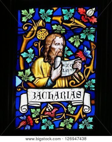 Stained Glass - Zechariah