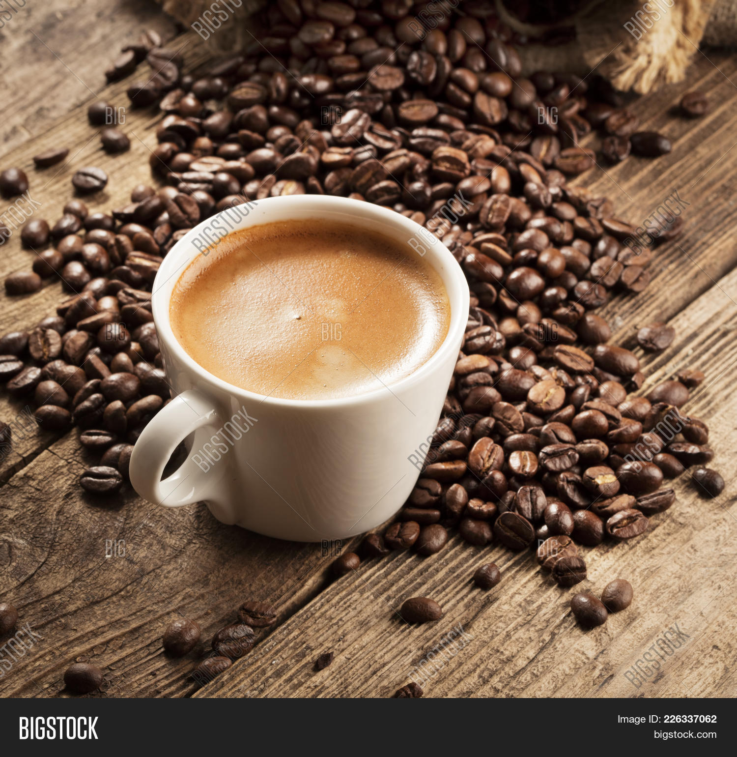 cappuccino cup of coffee with coffee powerpoint template
