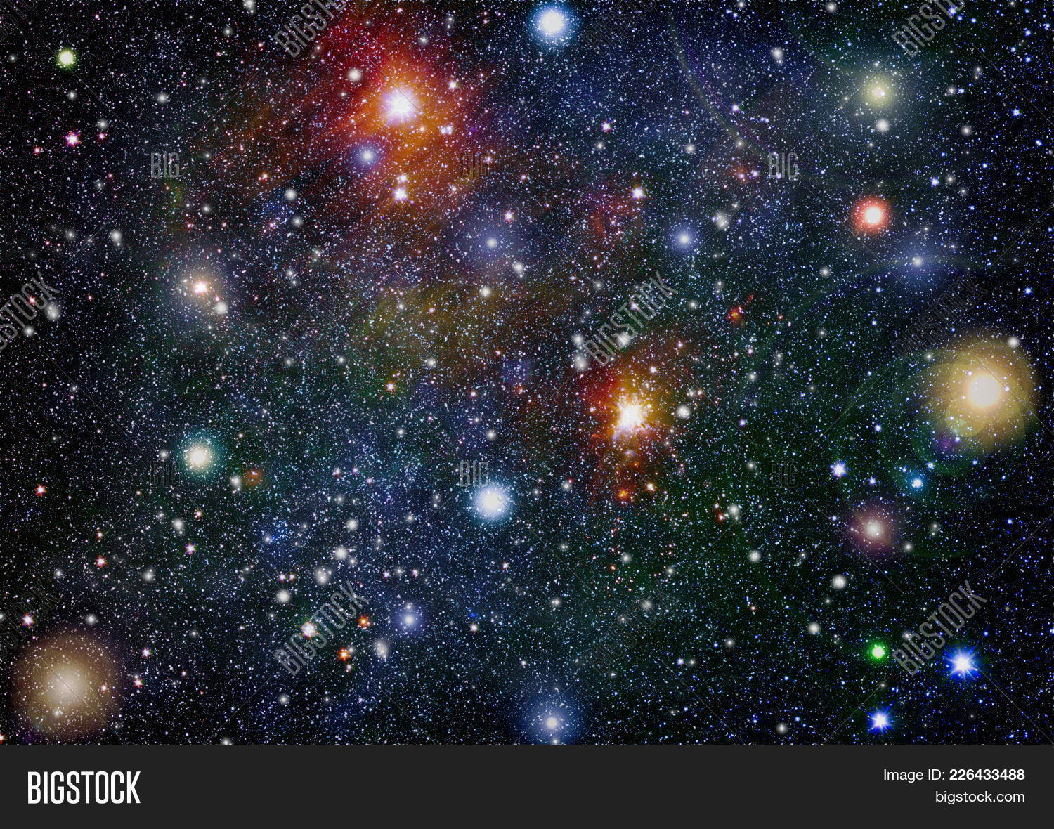 universe elements star galaxy powerpoint template universe