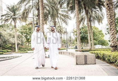 Arabian Men In The Emirates