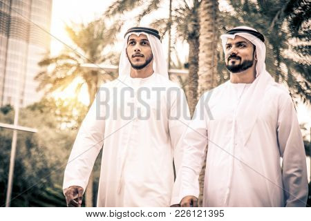 Arabian Men In The Emirates