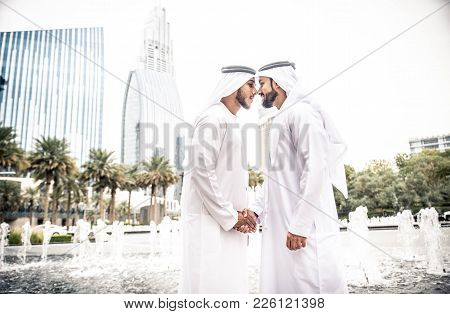 Arabian Men In The Emirates