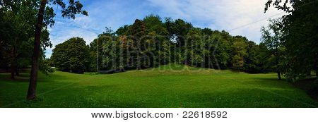 Panoramatický pohled z parku