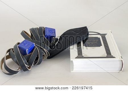 Judaism Object Tallit Tefillin Siddur For Prayer