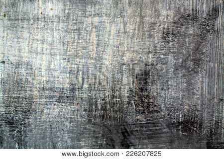 Paint Strockes On Metal. Abstract Background And Pattern.