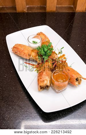Fried Tiger River Prawn with Red Curry Paste Chu Chee Kung