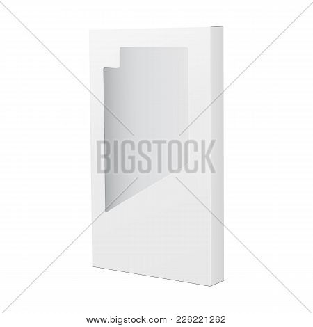 Slim Blank Box Mockup Vector Photo Free Trial Bigstock