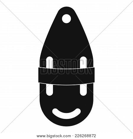 Plastic Bobber Icon. Simple Illustration Of Plastic Bobber Vector Icon For Web