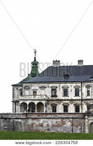 Old Castle. Podgoretsky Castle. Elements Of The Architecture Of The Ancient Castle.