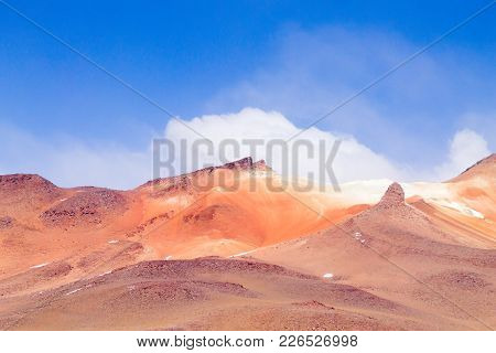 Bolivian Landscape, Salvador Dali Desert View. Beautiful Bolivia