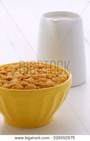 Healthy Corn Flakes Breakfast