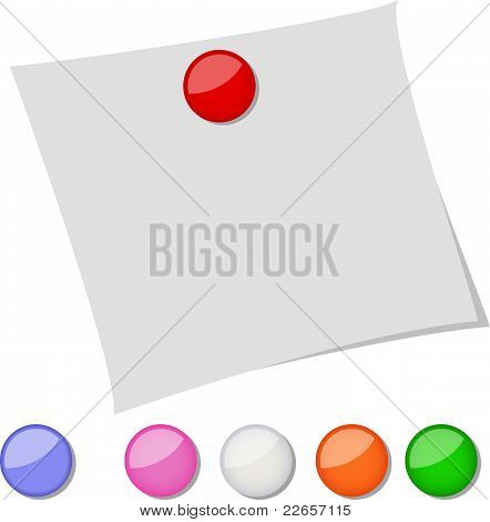 Magnete und Papier
