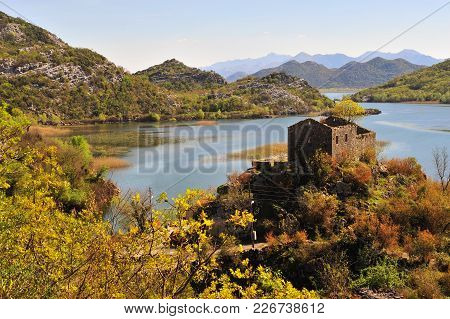 Nature Landscape On Skadar Lake In Montenegro