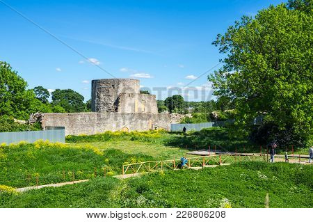 Ruins Of Koporye Fortress In Leningrad Region Near Saint-petersburg, Russia