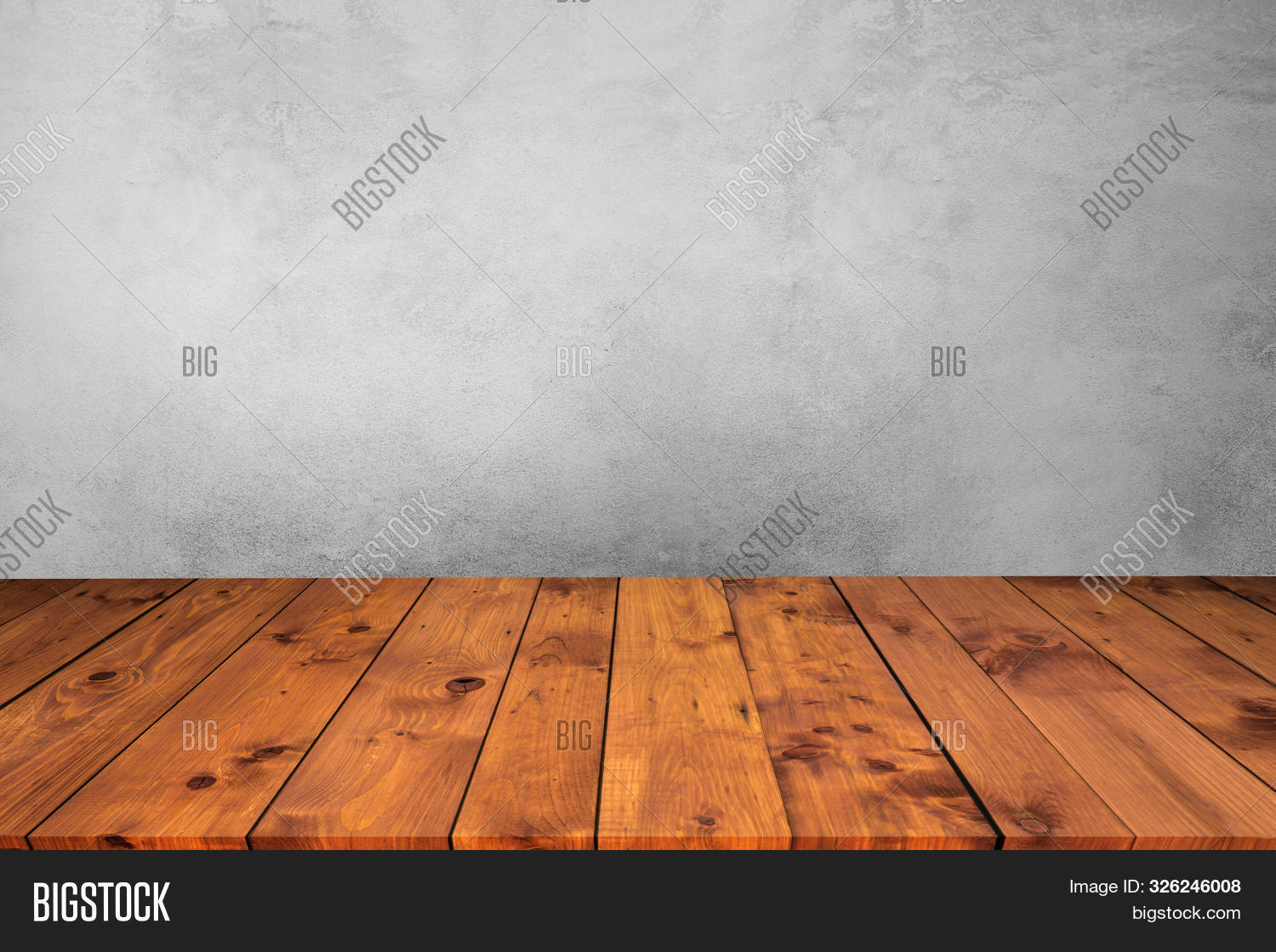 Empty Wooden Desk Image \u0026 Photo (Free Trial) | Bigstock, image size:1500x1120