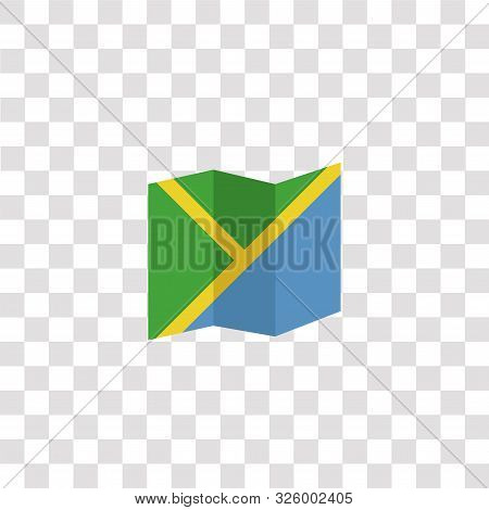 Map Icon Sign And Symbol. Map Color Icon For Website Design And Mobile App Development. Simple Eleme