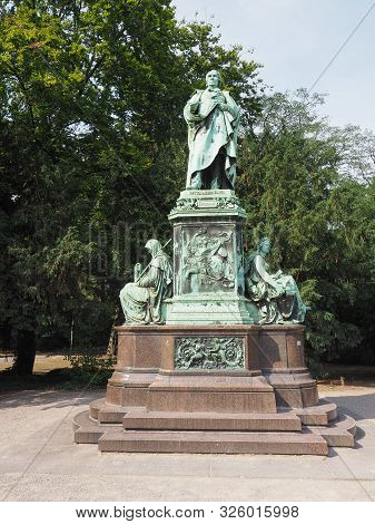 Peter Von Cornelius Monument In Duesseldorf