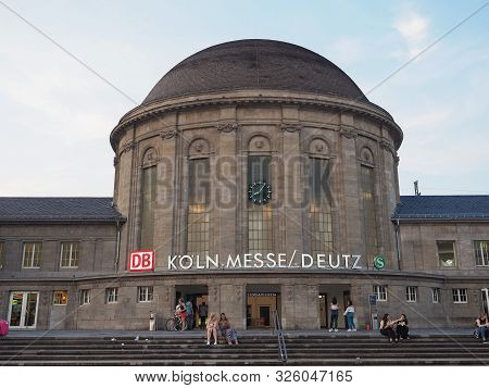 Messe Deutz Station In Koeln