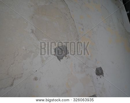 Proces Of A Reconstruction Of An Interior With Broken Wall